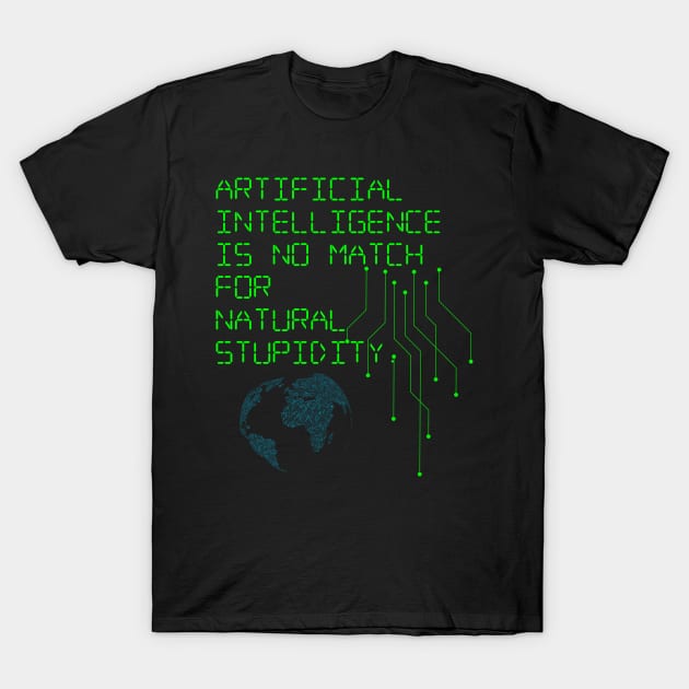 Artificial Intelligence T-Shirt by PhoenixDamn